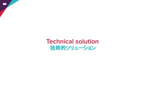 技術的ソリューション
 