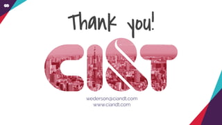 Thank you!
wederson@ciandt.com
www.ciandt.com
 