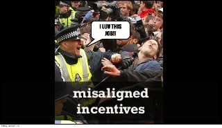 misaligned
incentives
Friday, June 21, 13
 
