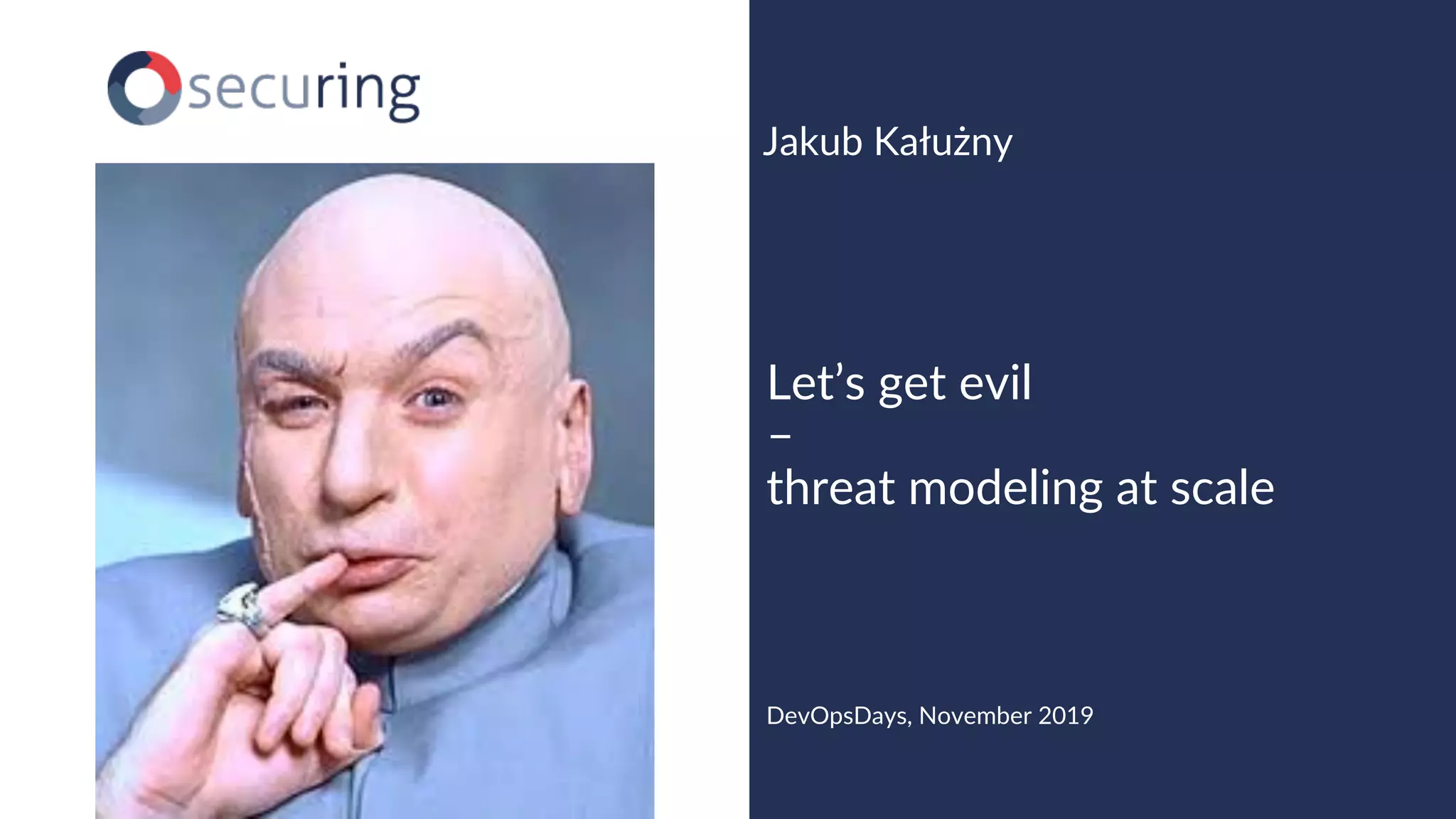 Let's get evil - threat modeling at scale | PDF