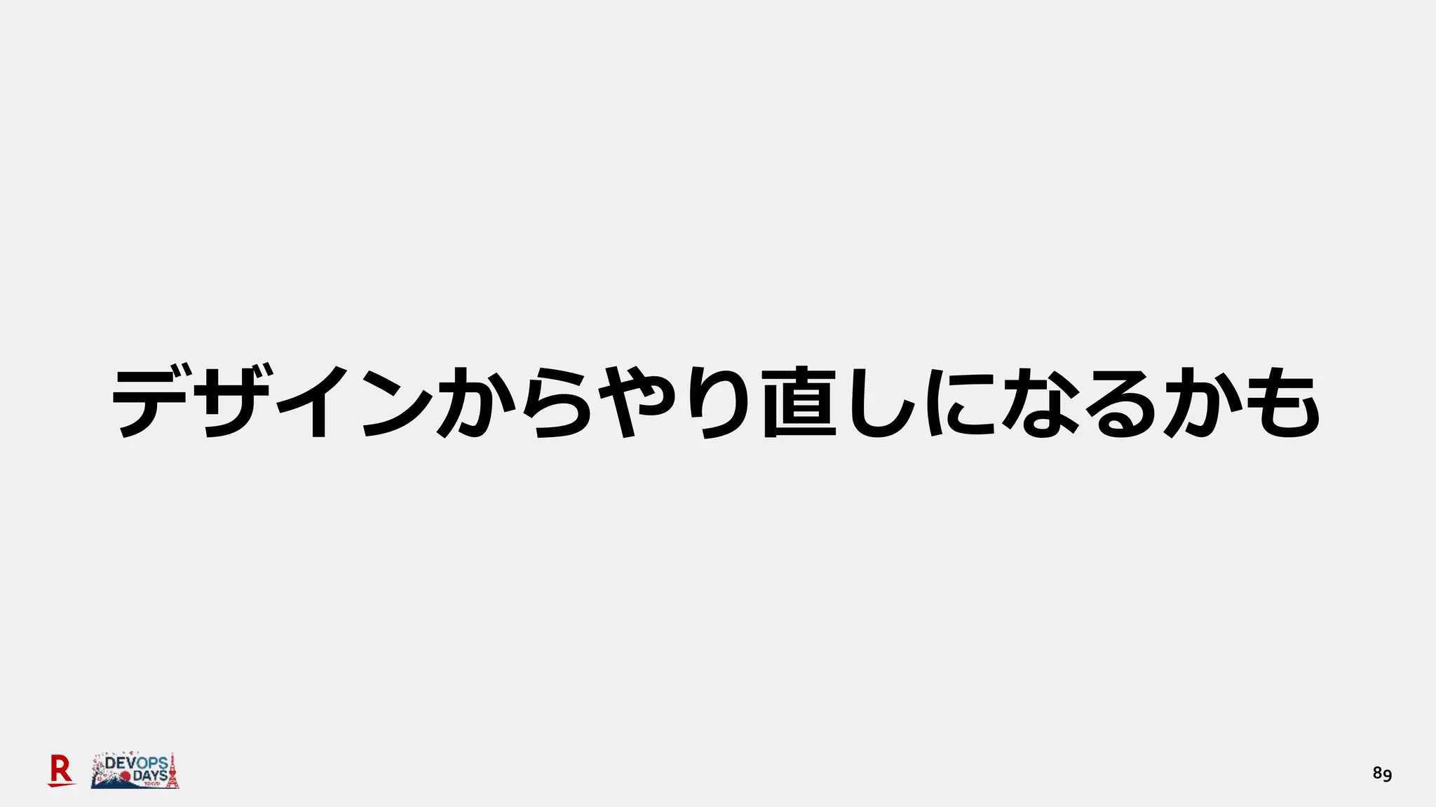 89
デザインからやり直しになるかも
 