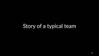 Story&of&a&typical&team
21
 