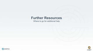 Further Resources
Where to go for additional help
 