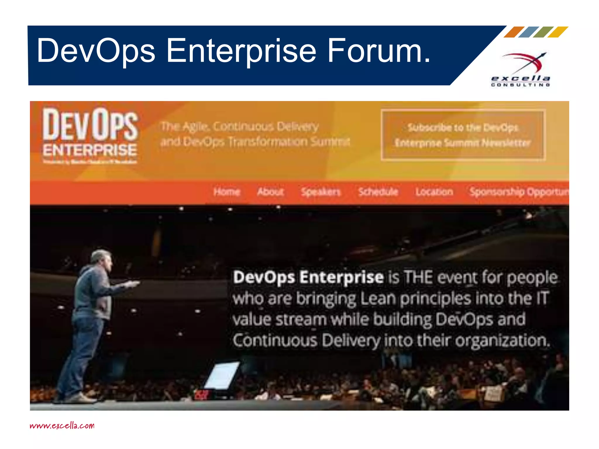 DevOps Enterprise Forum.
 