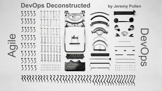 Agile
DevOps Deconstructed by Jeremy Pullen
DevOps
 