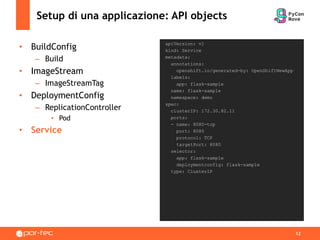 DevOps of Python applications using OpenShift (Italian version) | PPT