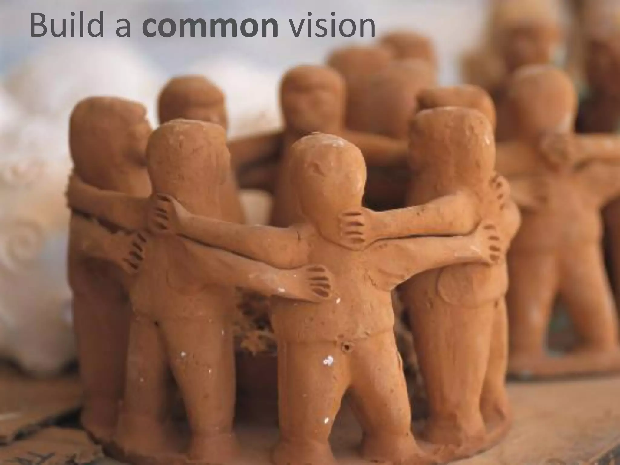 Build a common vision
 