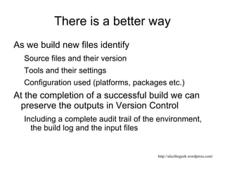 The Change Lifecyle Document and agree the change 