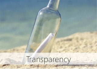 Transparency
 
