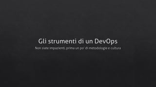 Dev ops for devs