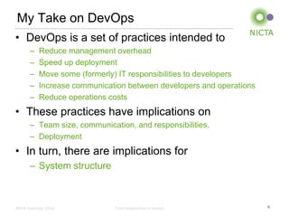 Dev ops for software architects | PDF