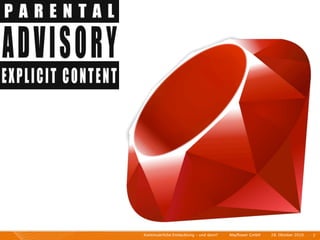 Kontinuierliche Entiwcklung - und dann?   I   Mayﬂower GmbH   I   28. Oktober 2010   I 2
 