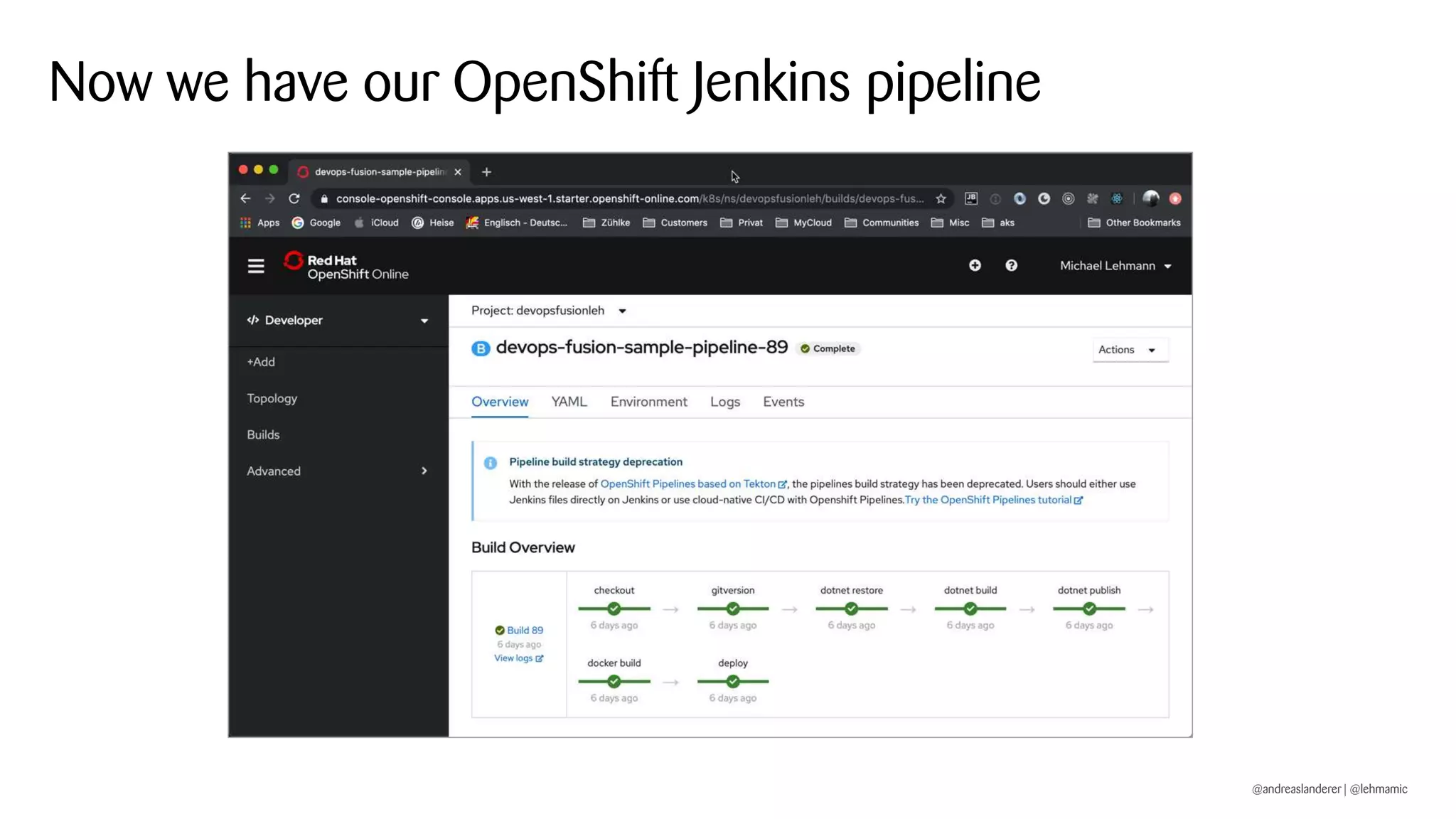DevOps Best Practices with Openshift - DevOpsFusion 2020 | PPT