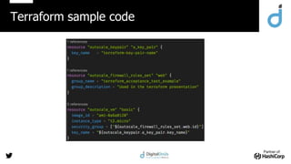 Partner of:
Terraform sample code
 