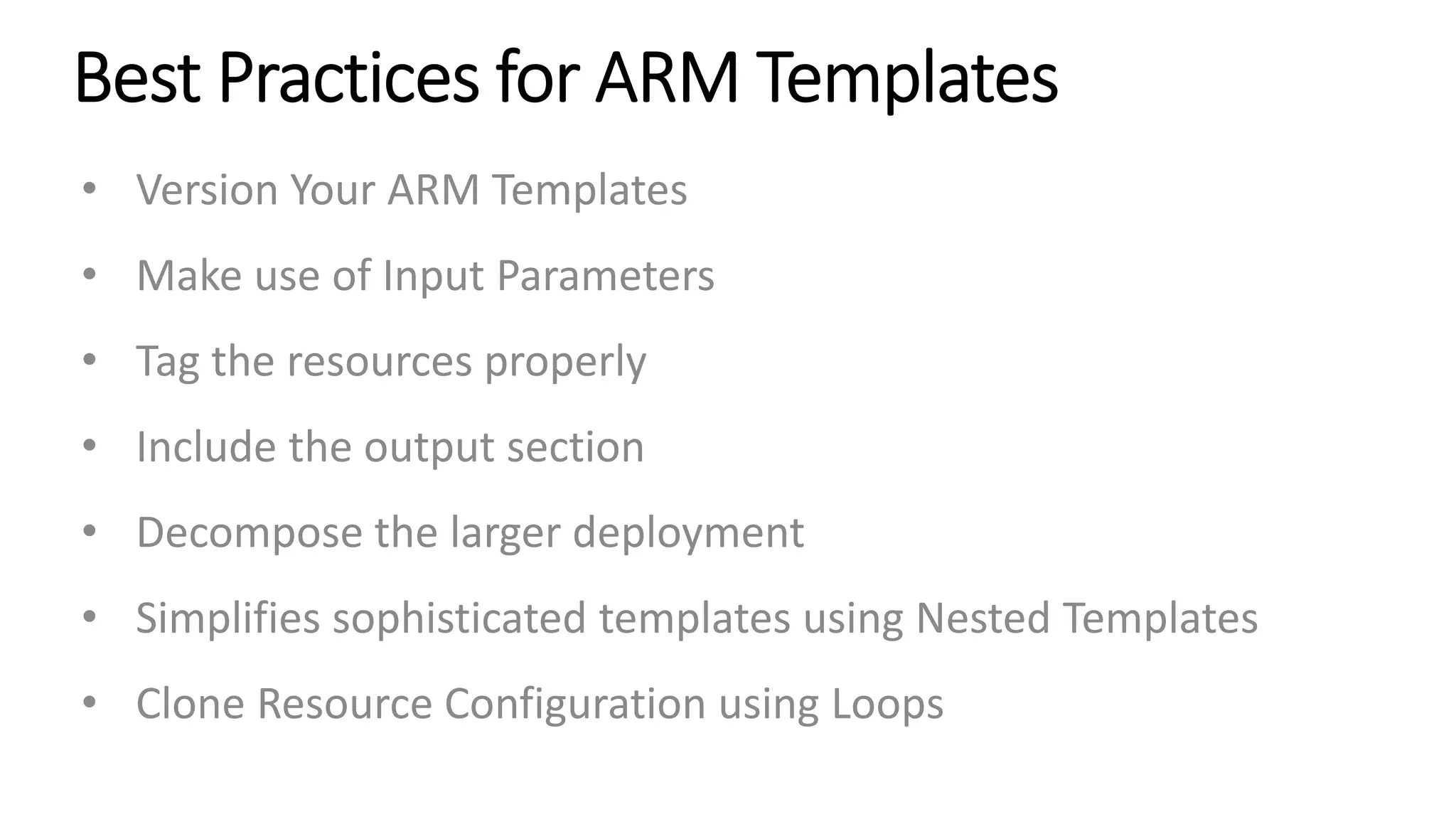 DevOps in Azure :Azure Resource Manager | PPTX | Cloud Computing | Internet