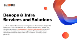 Devops & Infra Services and Solutions | Zmedios Technology | PDF
