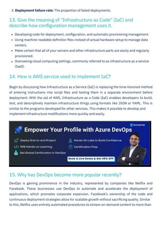 Devops Interview Question PDF By ScholarHat | PDF