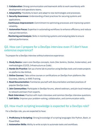 top 15 shell scripting interview questions for devops... Devops Interview Question PDF By ScholarHat | PDF