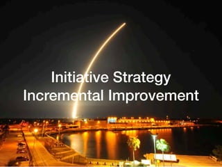 Initiative Strategy
Incremental Improvement
 