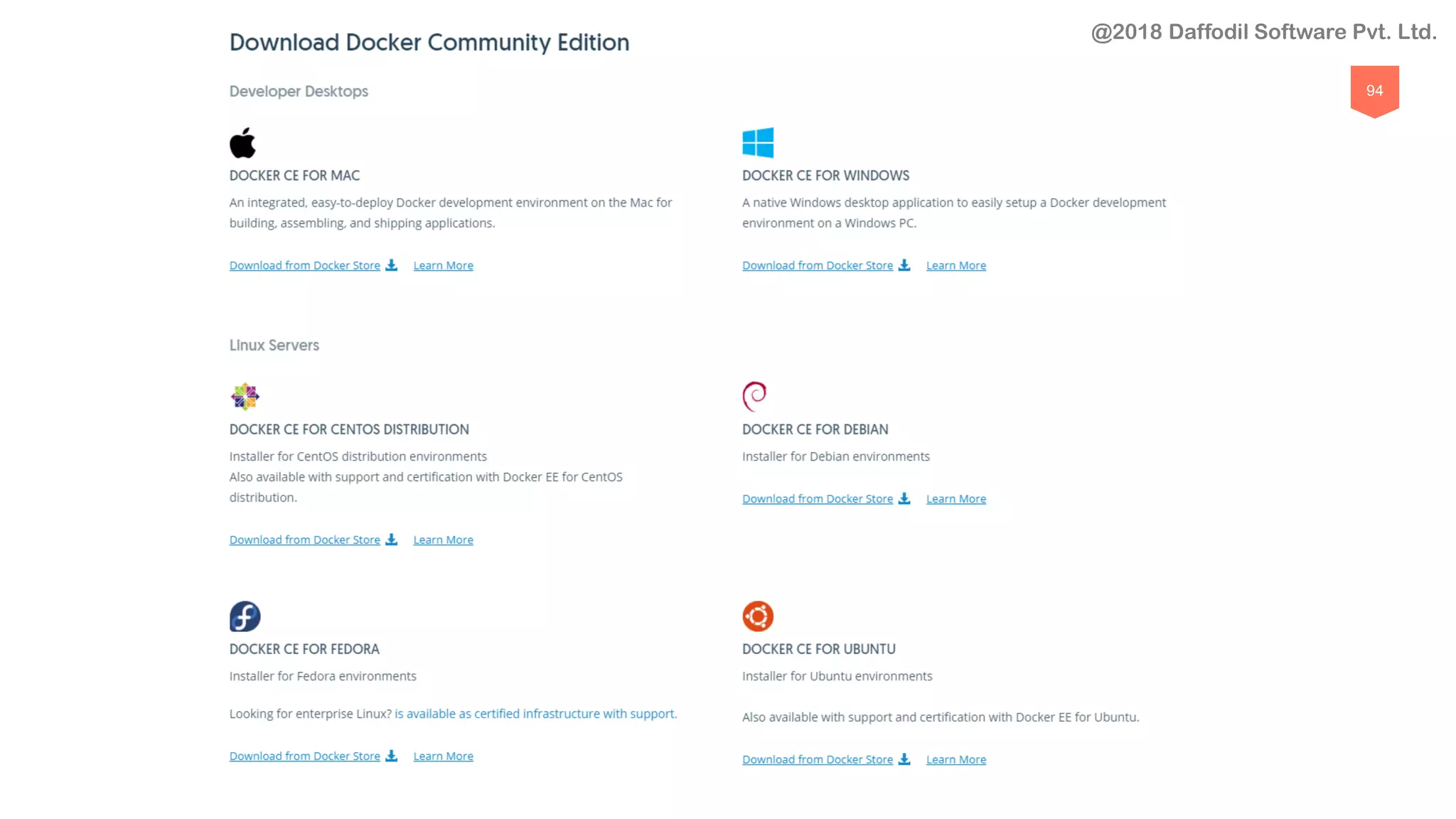 94
@2018 Daffodil Software Pvt. Ltd.
 