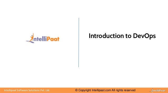 introduction to devops intellipaat
