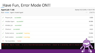 Have Fun, Error Mode ON!!
.Net Conf Mx 2018
 