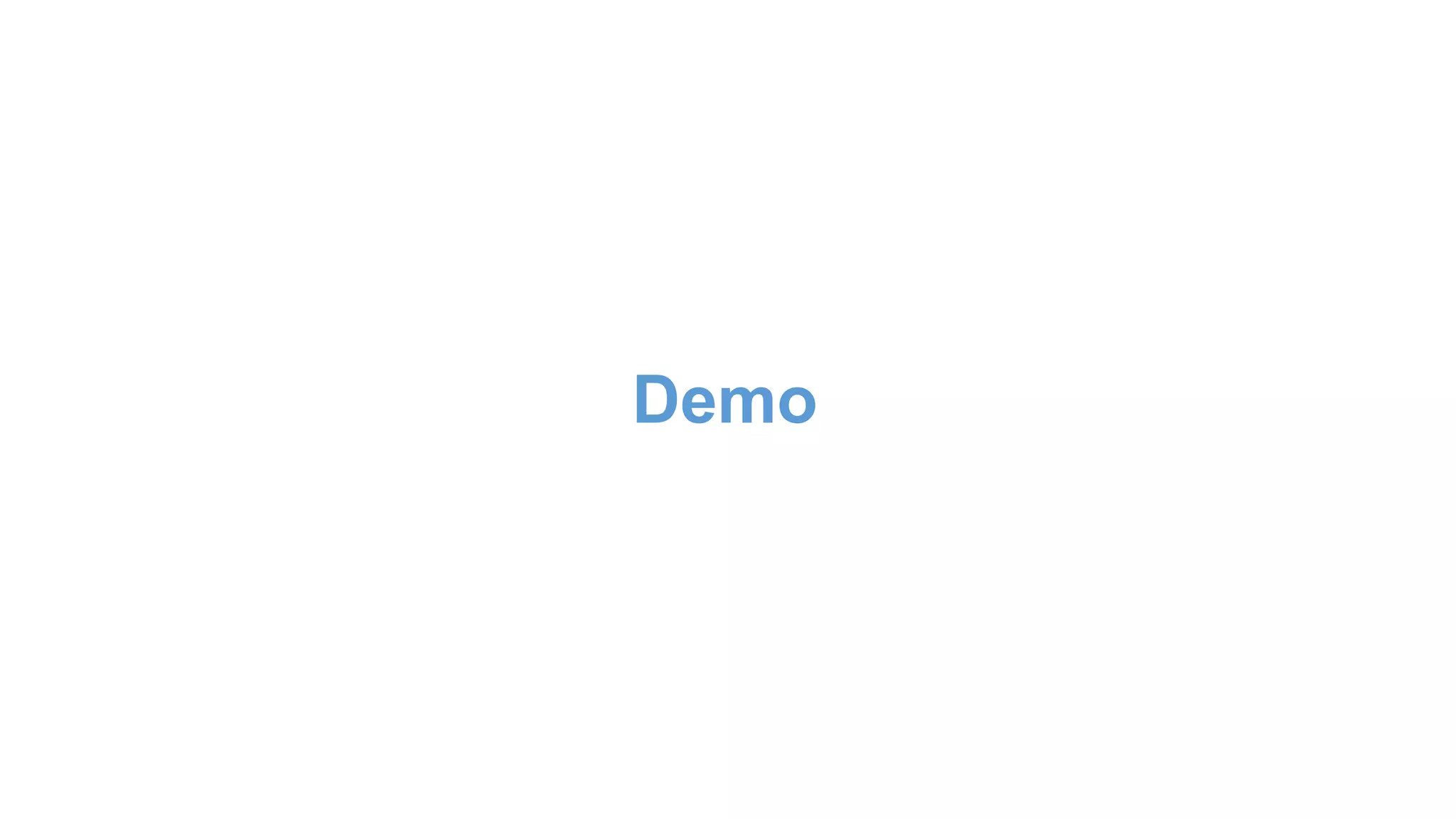 Demo
 