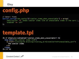 Etsy
© Copyright 2013 Constant Contact Inc. 33
 