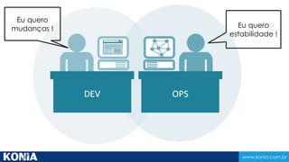 www.konia.com.br
Eu quero
estabilidade !
Eu quero
mudanças !
 