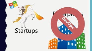 Startups
Enterprises
 