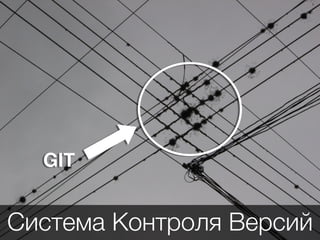 Система Контроля Версий
GIT
 