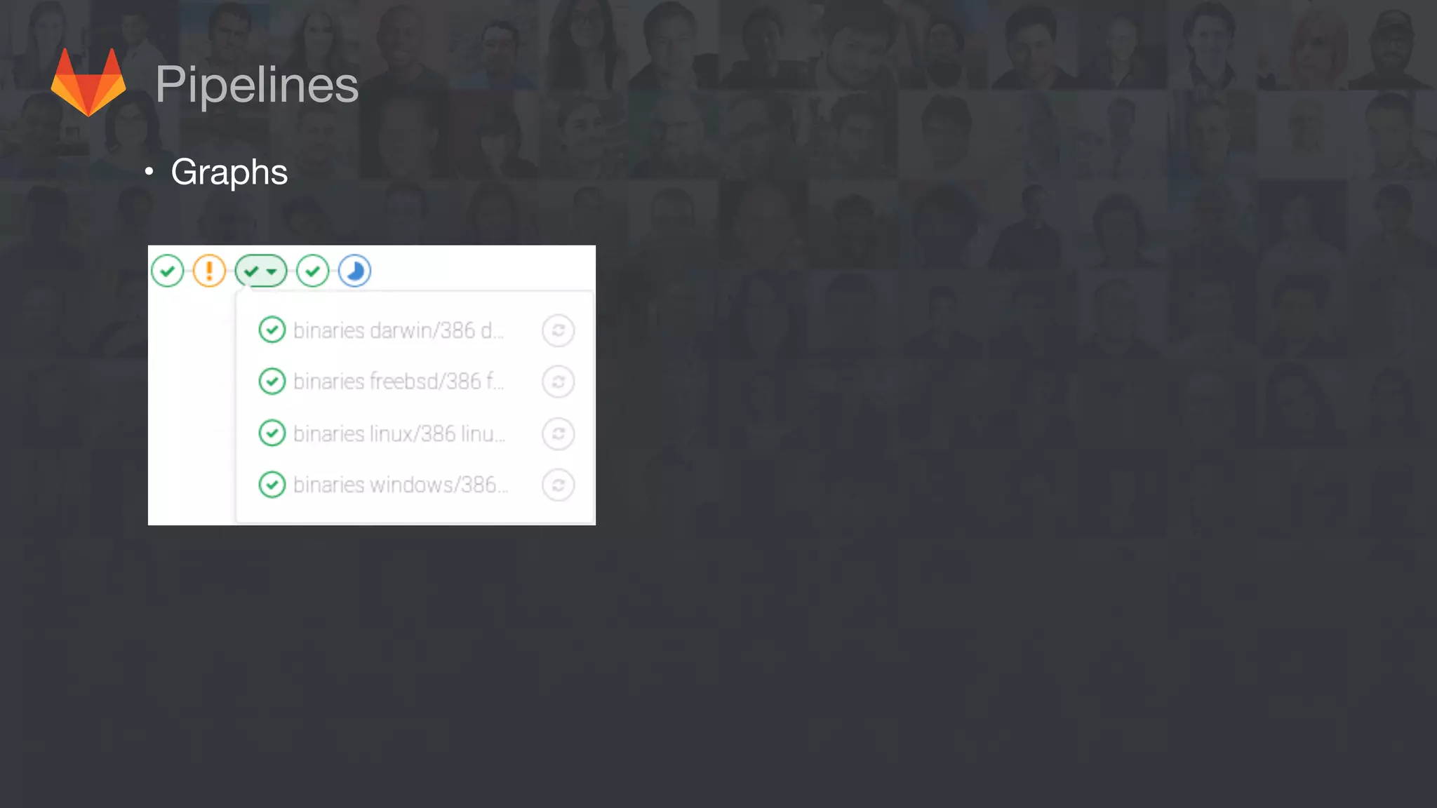 Pipelines
• Graphs
 