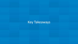 Key Takeaways
 
