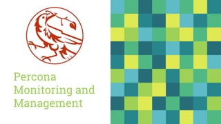 Percona
Monitoring and
Management
 