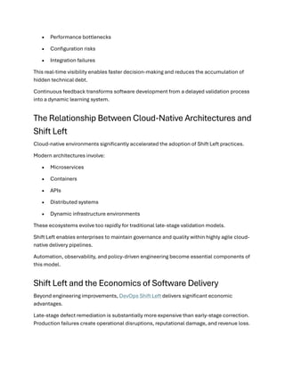 DevOps Shift Left: Redefining Software Delivery Through Early ...