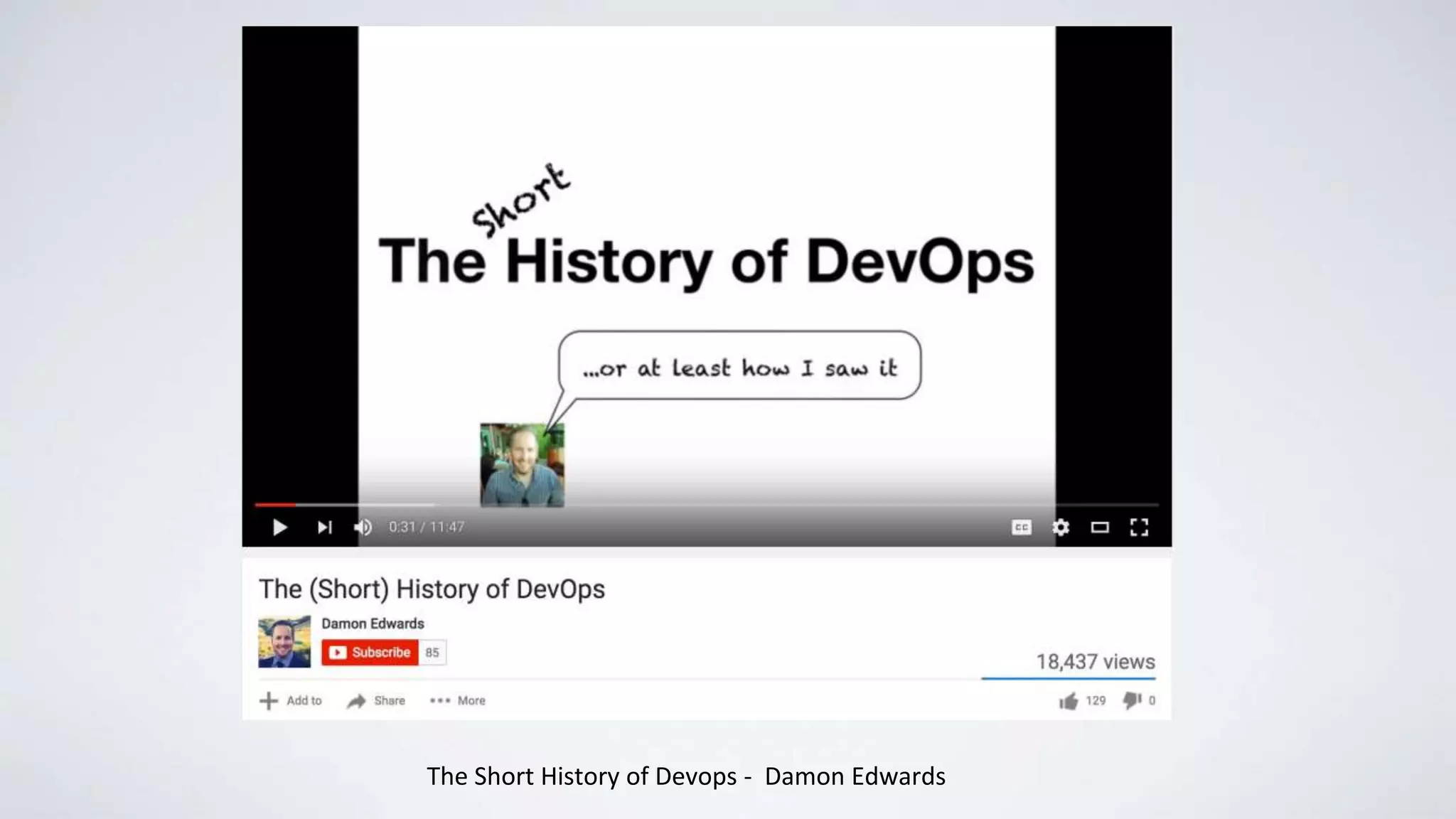 The Short History of Devops - Damon Edwards
 