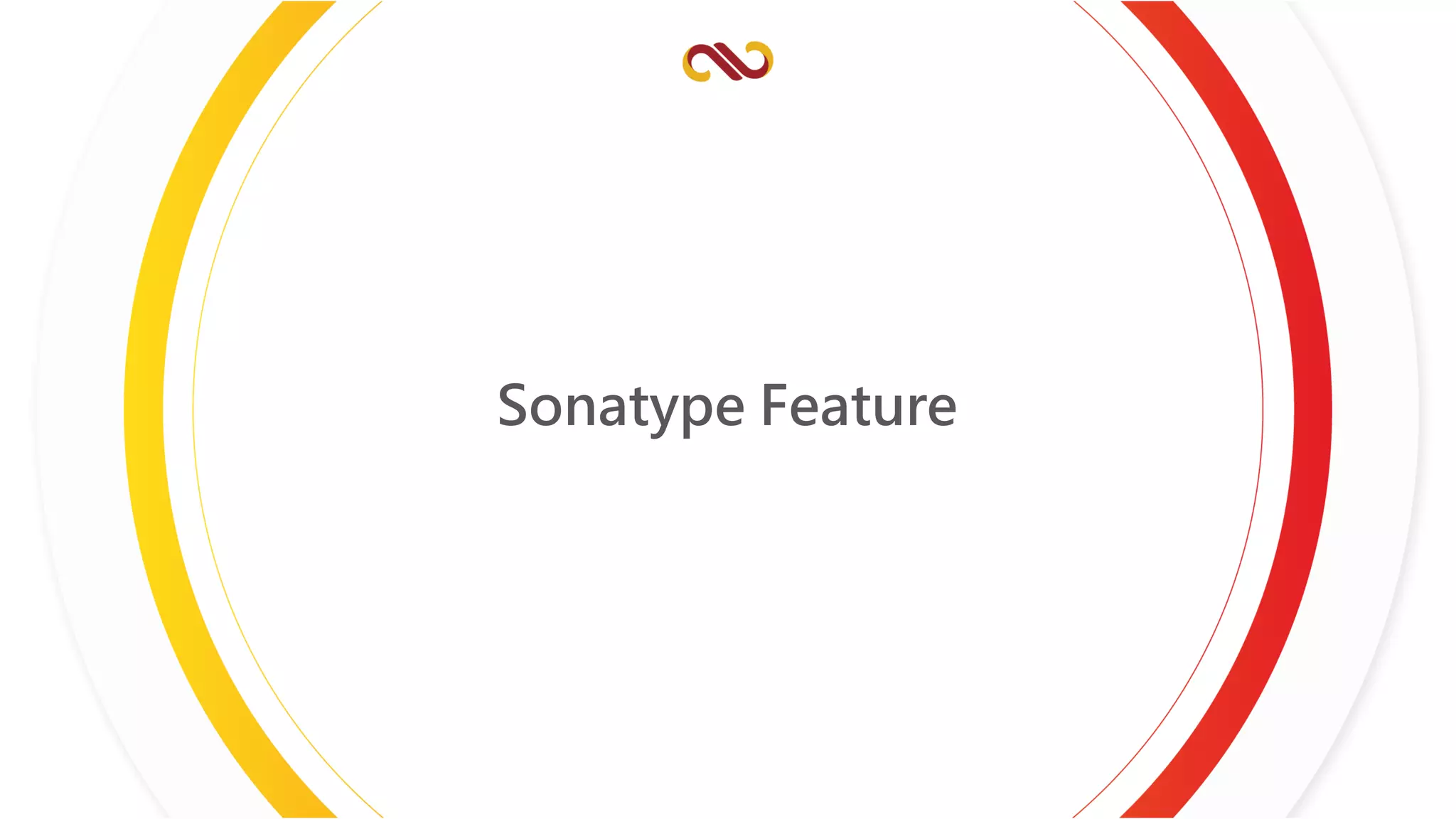Sonatype Feature
 