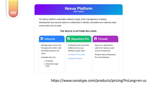 https://www.sonatype.com/products/pricing?hsLang=en-us
 