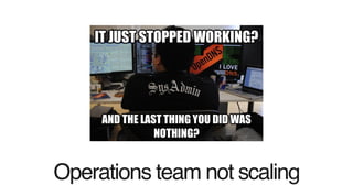 Operations team not scaling
 
