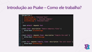 Introdução ao Psake – Como ele trabalha?
 