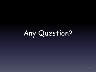 Any Question?
71
 