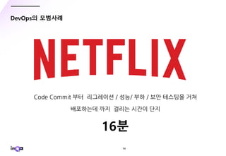 - 14 -
DevOps의 모범사례
/
C
16분
 