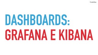 CodeOps
CONTAINER MONIT:
SYSDIG E PROMETHEUS
 