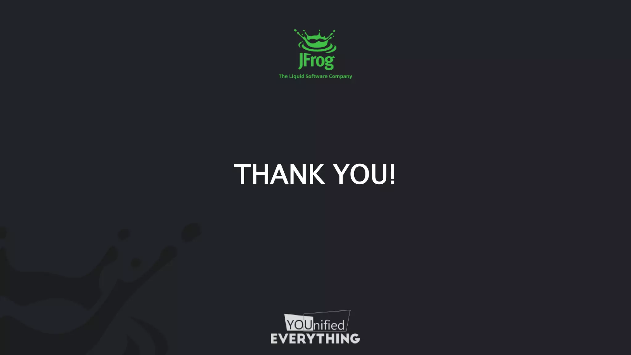 THANK YOU!
 