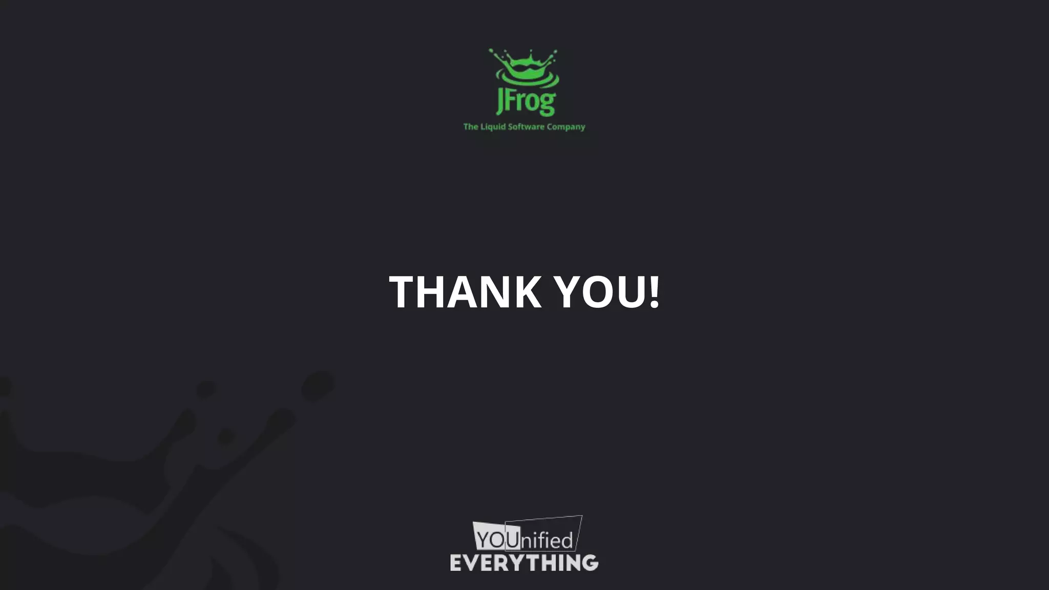 THANK YOU! 