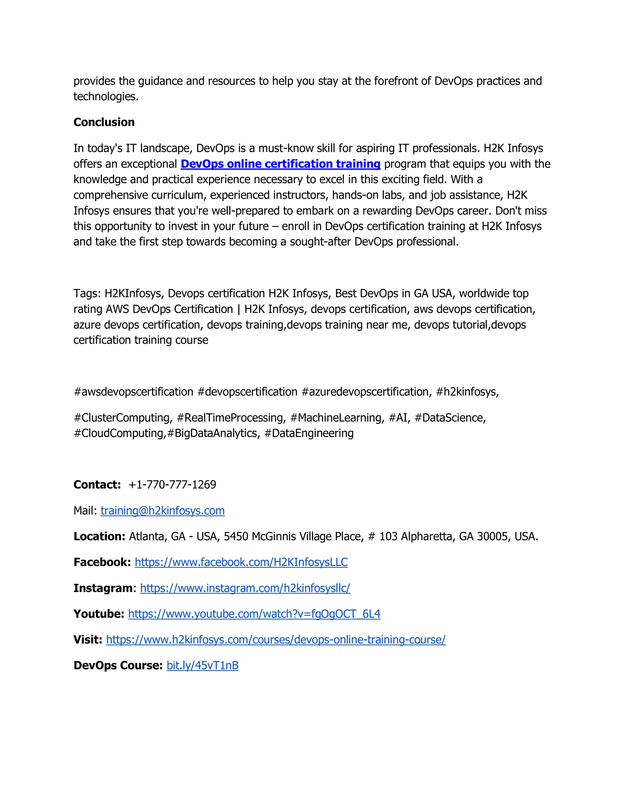 DevOps Training at H2K Infosys.pdf