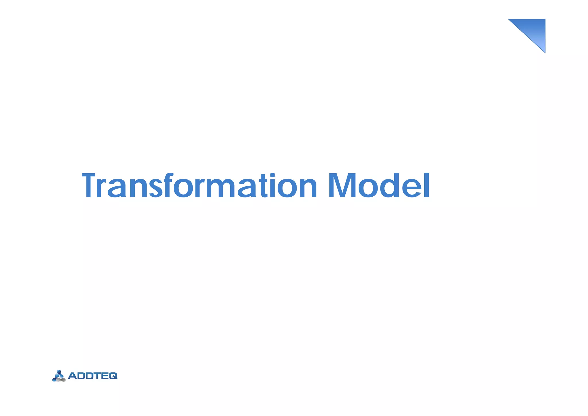 Transformation Model
 