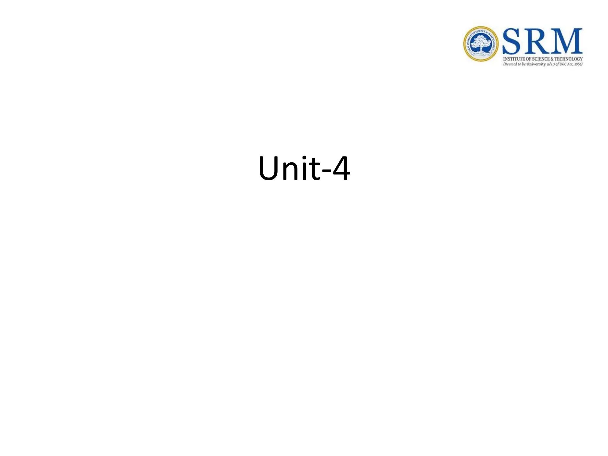 Unit-4
 