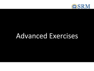 Advanced Exercises
 