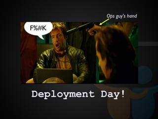F%#K
Deployment Day!
Ops guy's hand
 